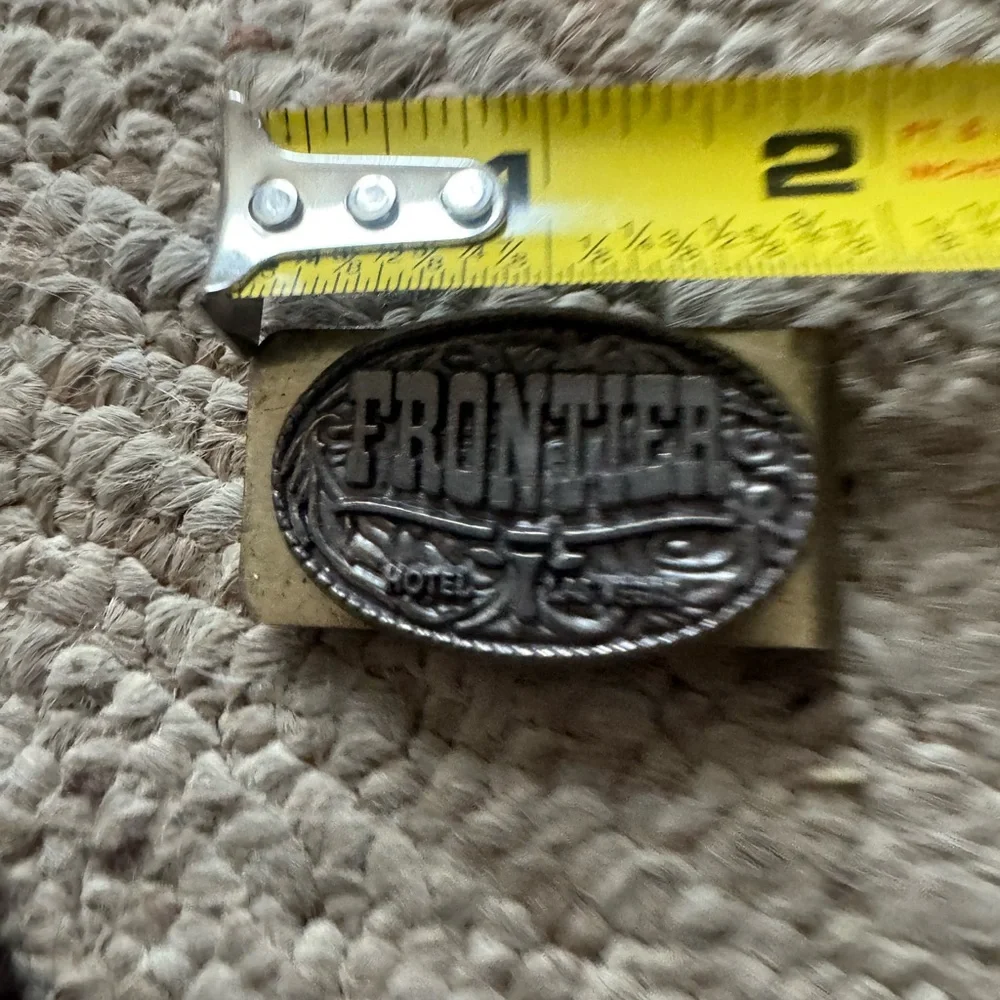 Frontier Hotel Las Vegas vintage money clip grandpacore